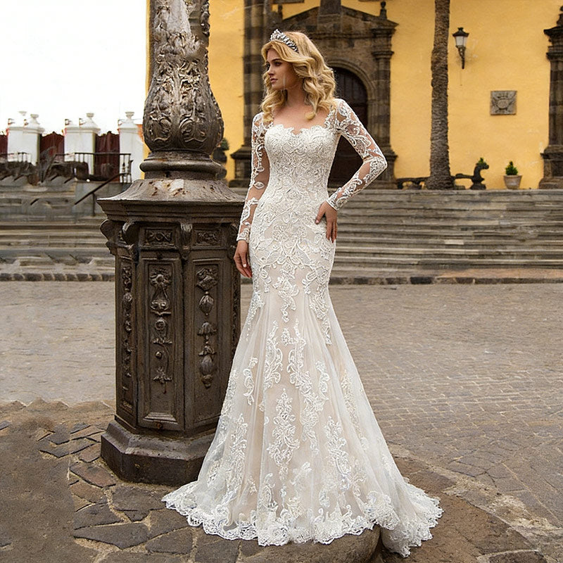 Boho Brautkleid Neckholder Spitze Beinschlitz A-Linie Sommer Strand Standesamt Hochzeitskleid Weiß 2-26W