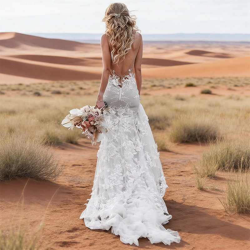 BHstyle Minimalist Ball-Gown Satin Meerjungfrau Drapierung Edel Anlassmode Schlicht Hochzeit Abend 2-24W