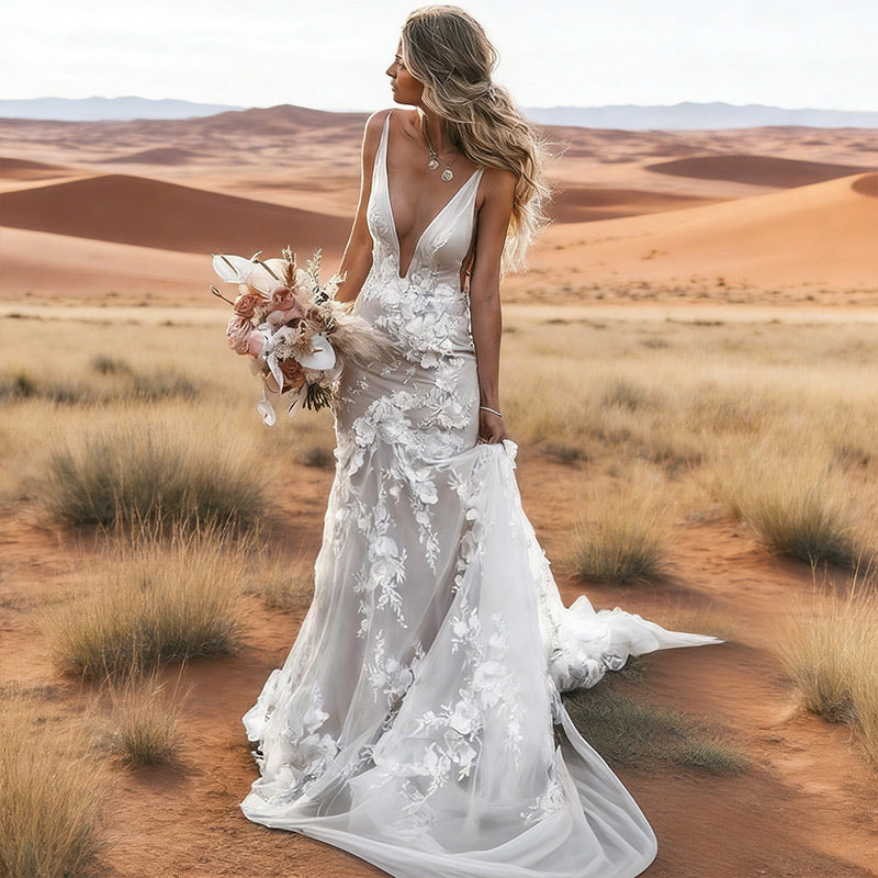 BHstyle Minimalist Ball-Gown Satin Meerjungfrau Drapierung Edel Anlassmode Schlicht Hochzeit Abend 2-24W