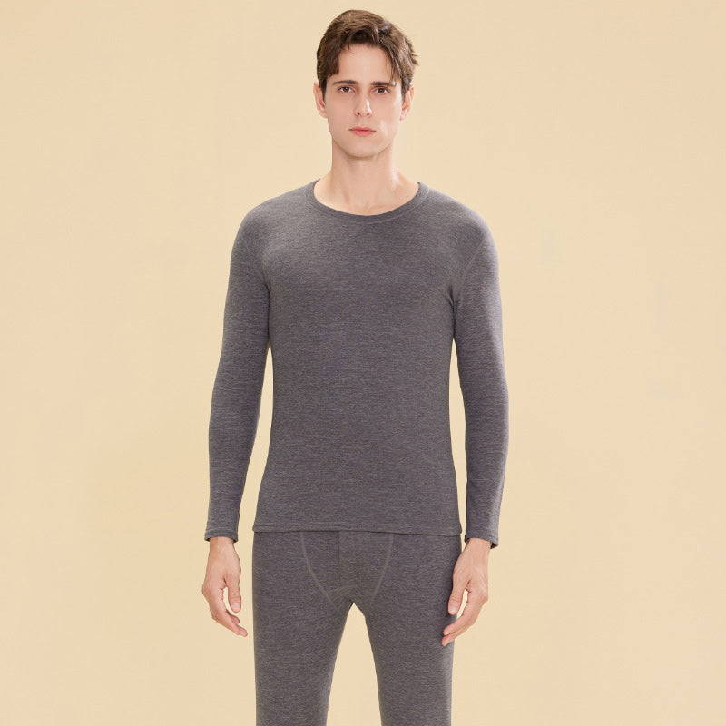 Unisex Thermo-Set – Langarmshirt und lange Hose aus Wolle und Seide für Herbst und Winter